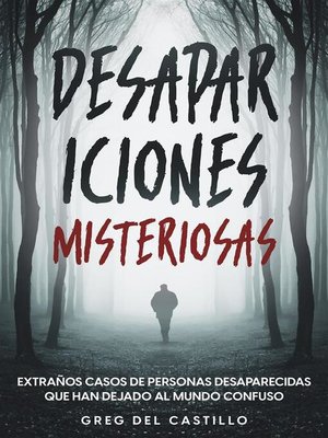 cover image of Desapariciones Misteriosas
